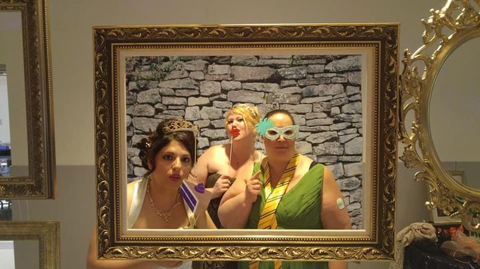 Hogwarts portrait wall / picture booth