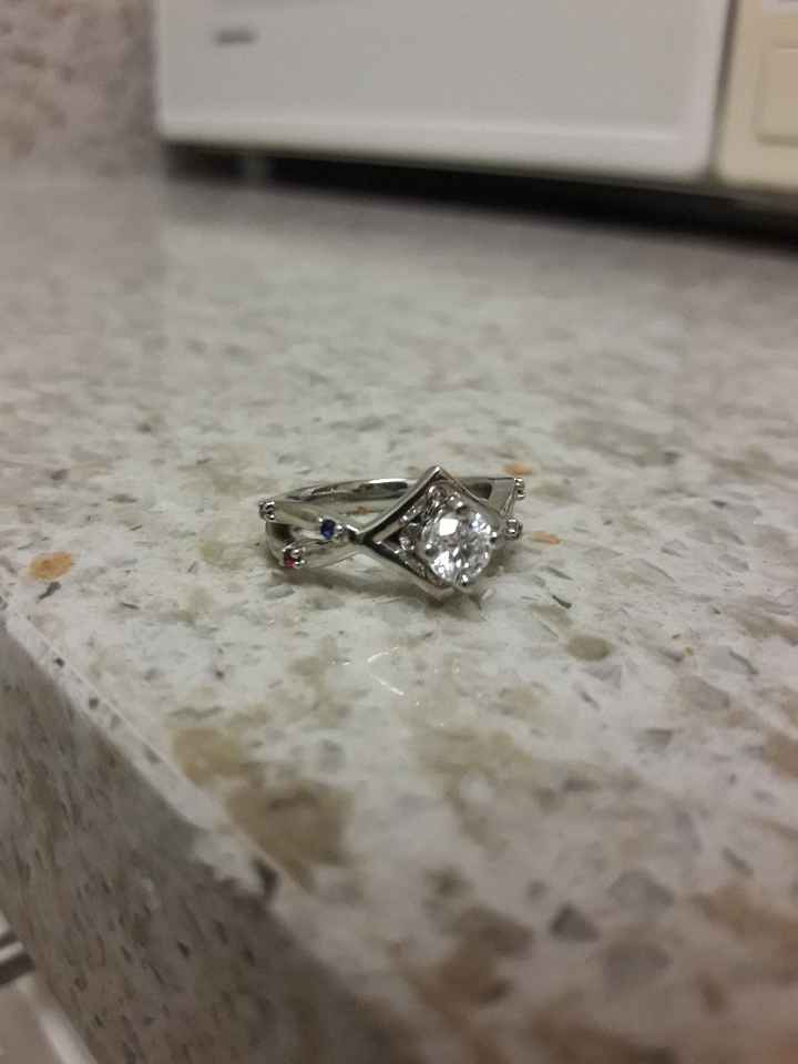 Engagement Rings with Unique features/hidden gems - 2