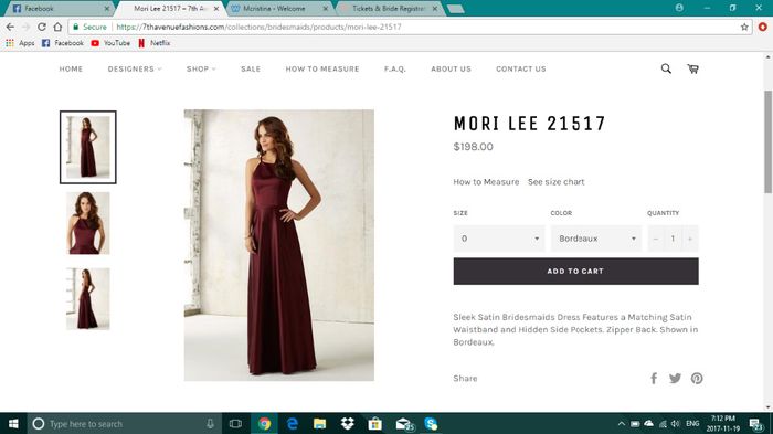 A bridesmaid dress I liked