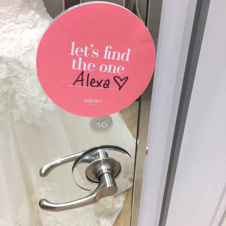 Wedding dress shopping