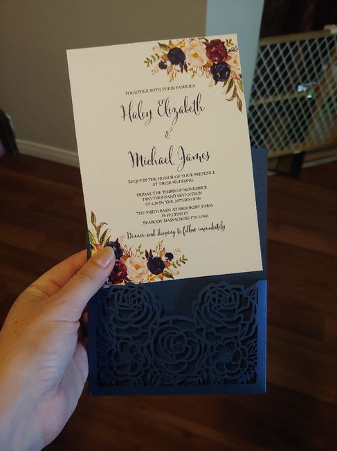 Show me your wedding invitation! 5