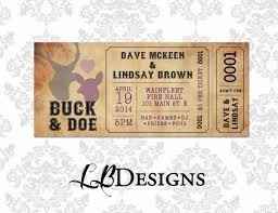 Buck & Doe Sample Tickets 