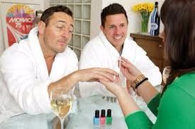 Man Pampering