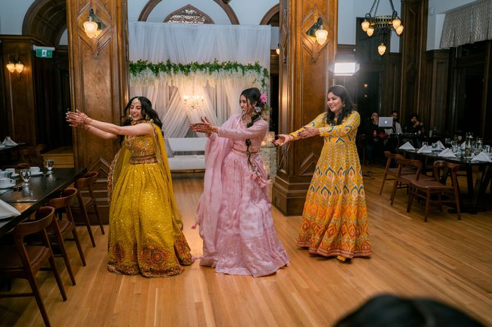 Indian wedding is incomplete without a family dance performance 