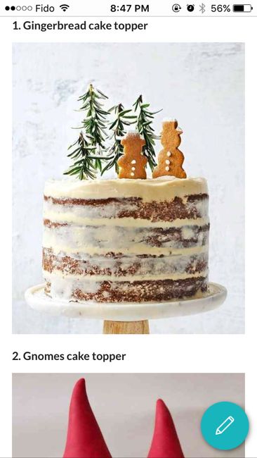 Modern Cake toppers for your wedding - 2