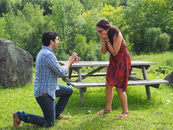 Popping the question