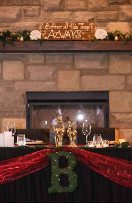 Head table & Mantle