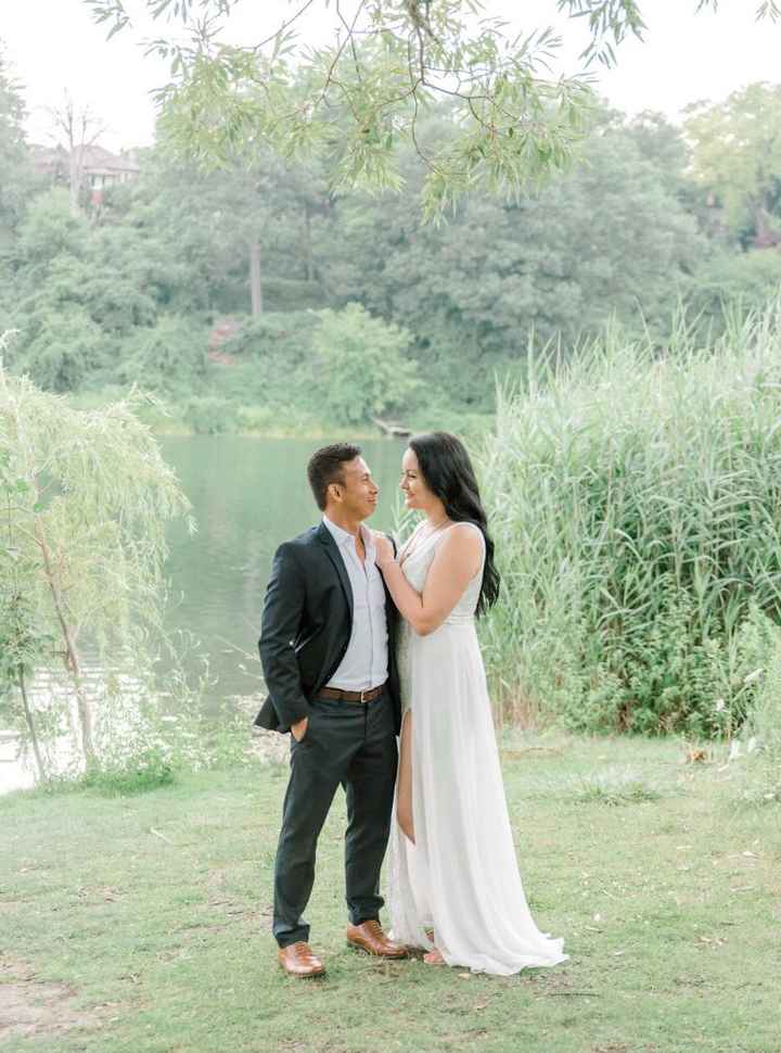 What did you wear for your engagement pics? - 1