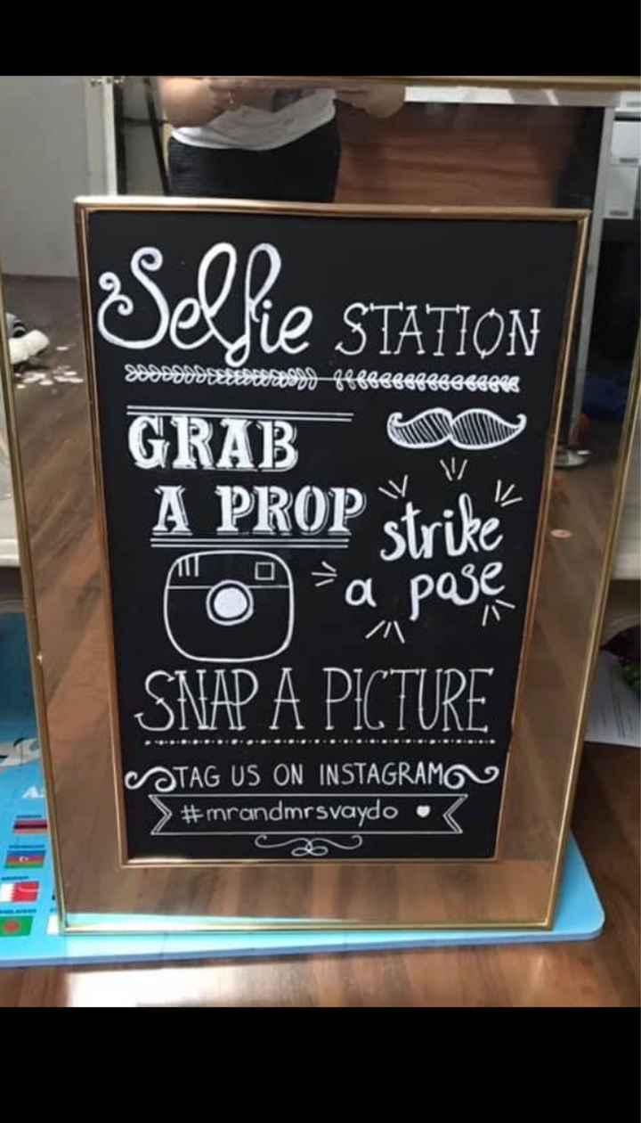 Did anybody make their own photo booth/photo station? - 2