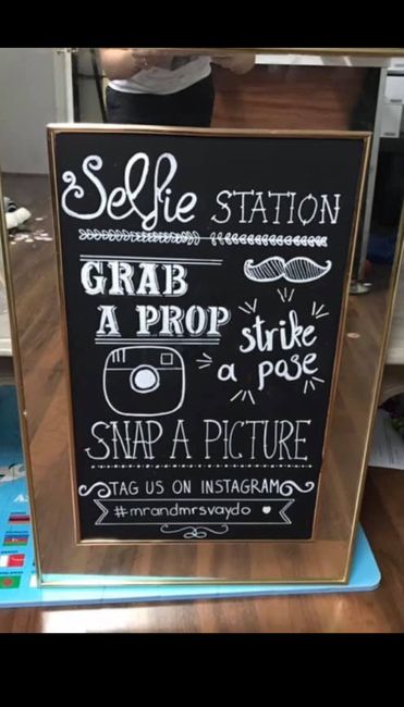 Did anybody make their own photo booth/photo station? 2
