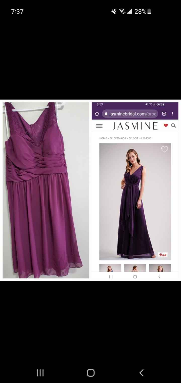 Bridesmaid dresses. - 1