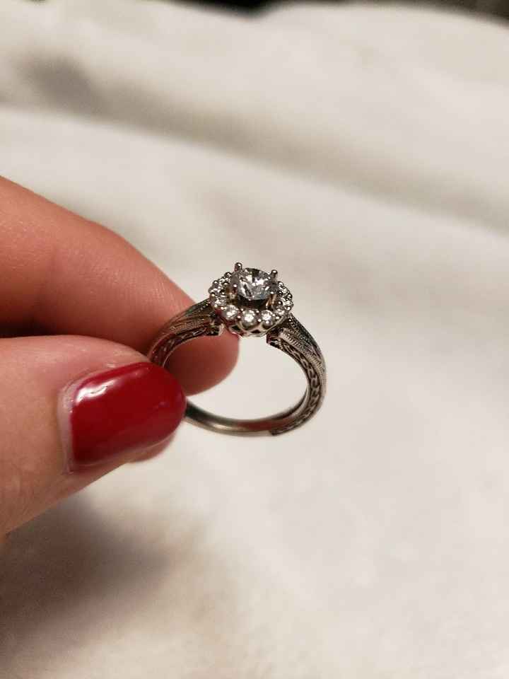 Let's see the engagement rings! - 1