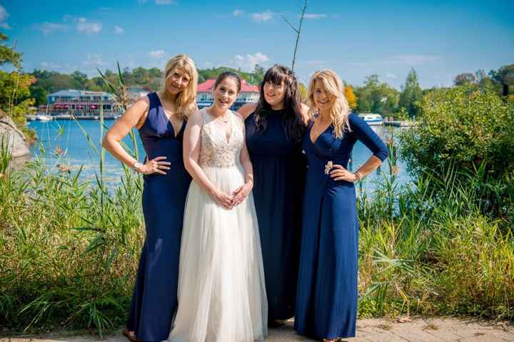different shades of navy blue for bridesmaid dresses