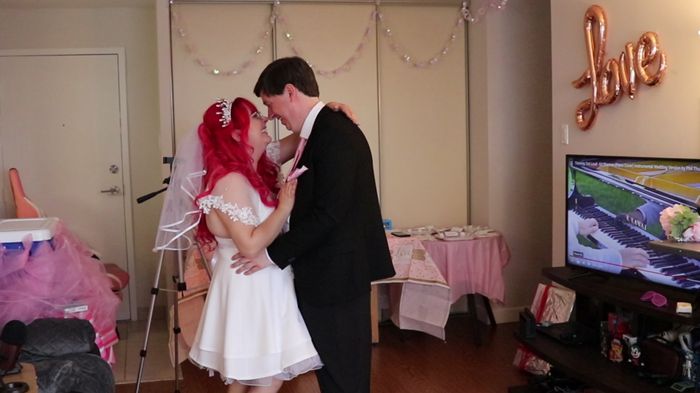 Small, home-video style, intimate wedding complete. 5