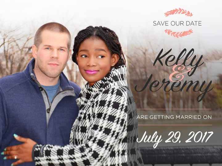 our save the date