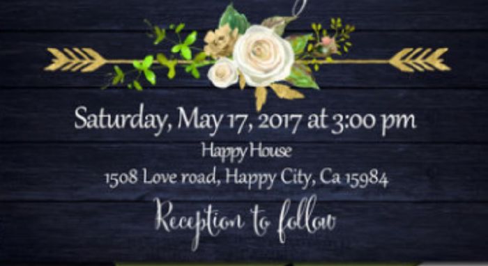 Invitation Wording - 1