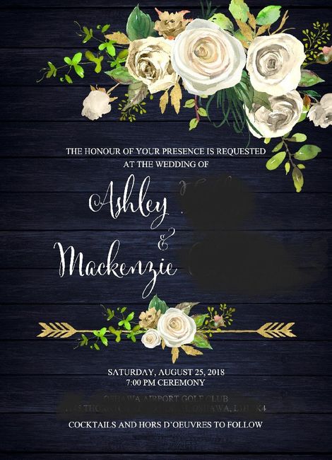 Invitation Wording 1