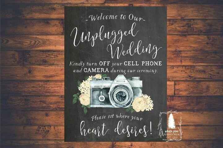 Unplugged ceremony... - 1