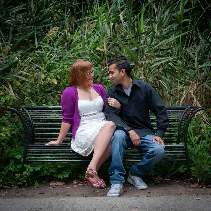 What did you wear for your engagement pics? - 1