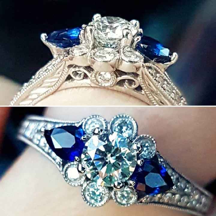 Engagement Rings with Unique features/hidden gems - 1