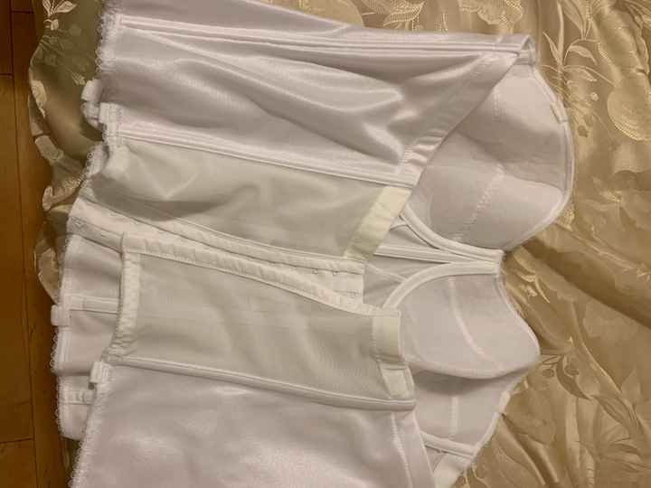 Wedding bustier and dress - 1