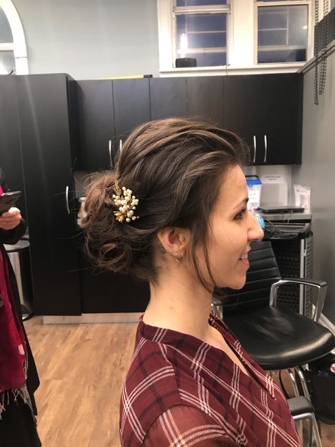 Show off your hair and makeup trial looks - 1