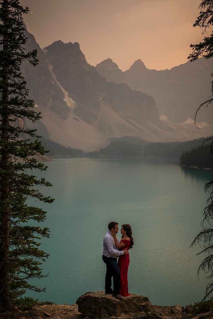 Engagement photos Morraine Lake - 1