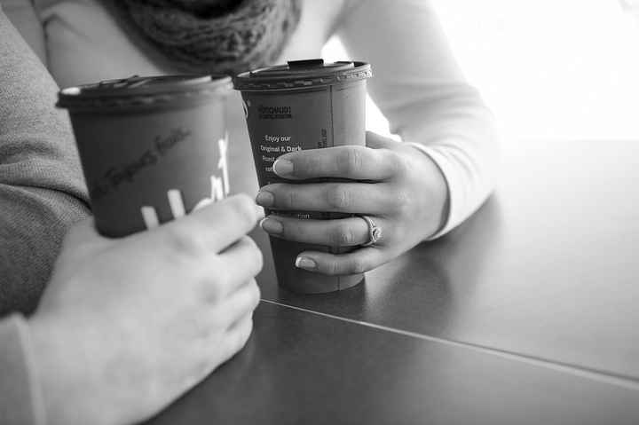 Some of our engagement photos were very Canadian. 