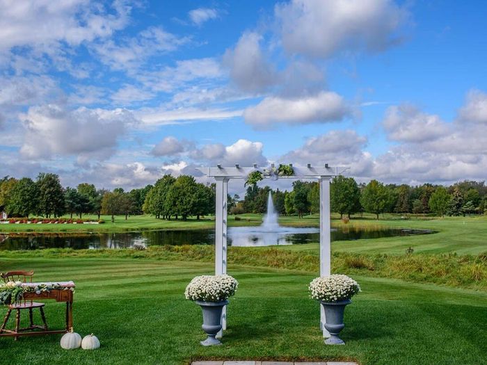 A sneak peak of our ceremony site!