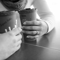 Some of our engagement photos were very Canadian. 