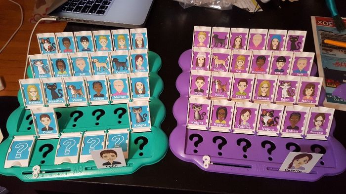 Custom Guess Who Centerpiece