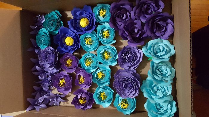 Place Card Flowers Growing!