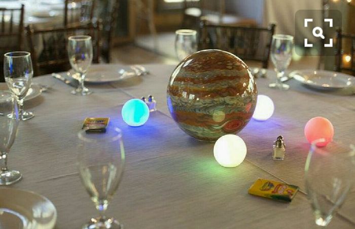 Centerpieces - Space and galaxies theme - 1