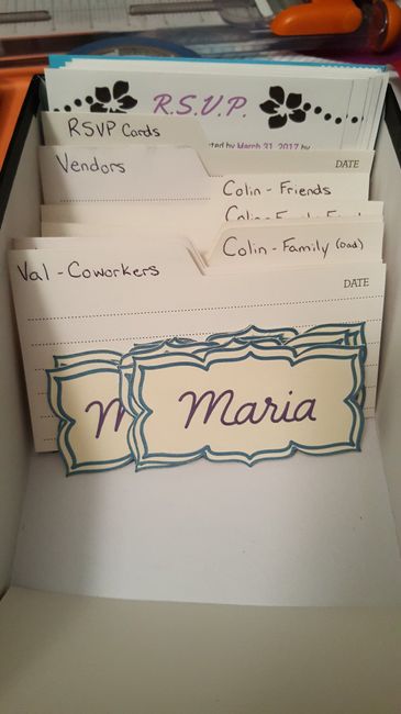 PlaceCard Organizer