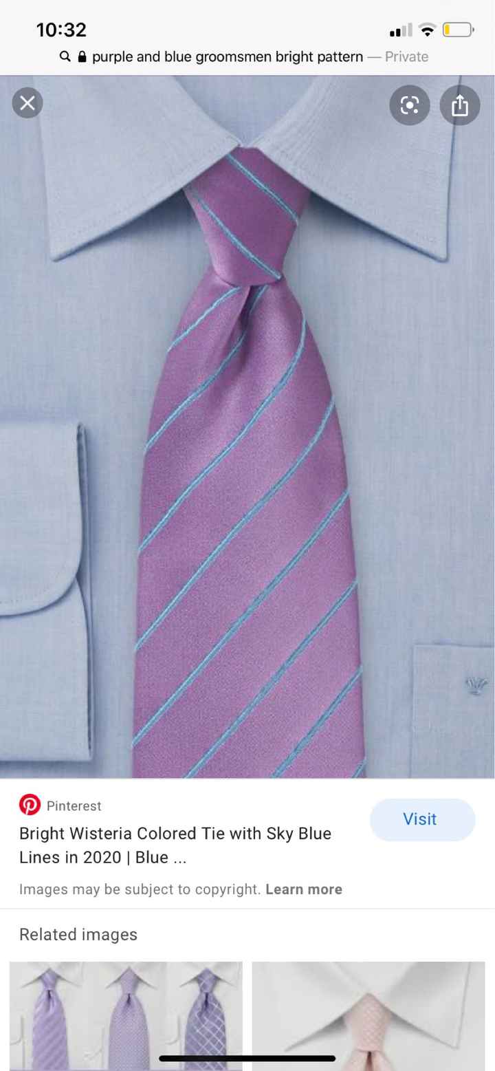 Groomsmen colours. - 1