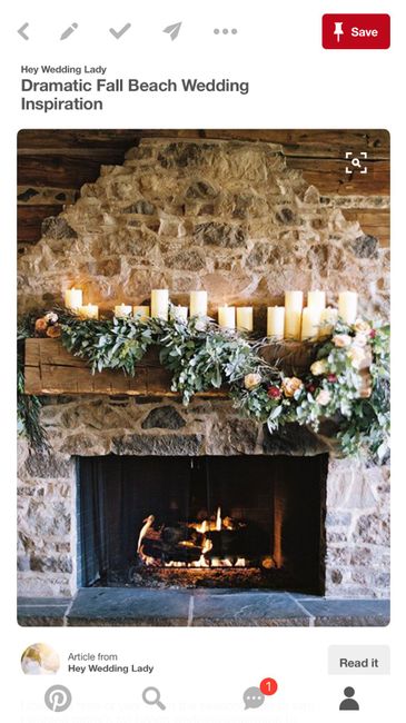 Fireplace Floral Inspiration