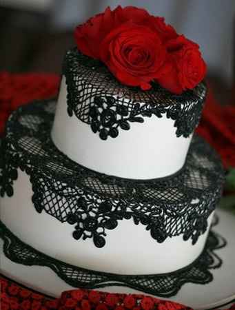 this looks super cute for the wedding cake