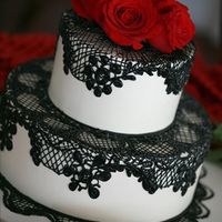 this looks super cute for the wedding cake