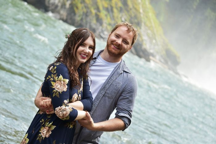 Waterfall Engagement Photos 3