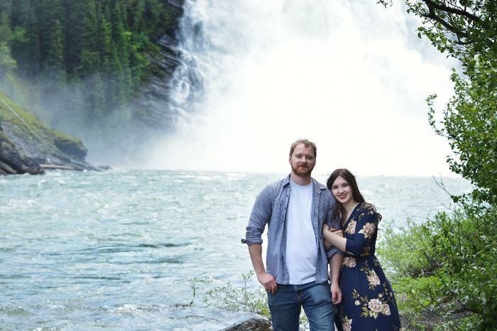 Waterfall Engagement Photos 5