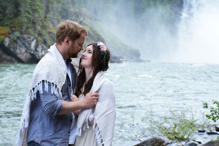 Waterfall Engagement Photos 6