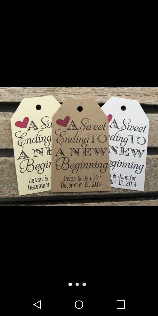  Help! Are you doing wedding favours?? - 1