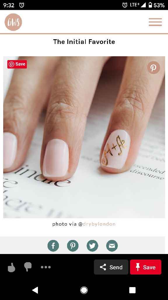 Wedding Day Nails - Colourful, Neutral, Glittery? - 1