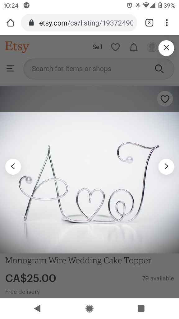 Are you DIYing your cake topper? - 1