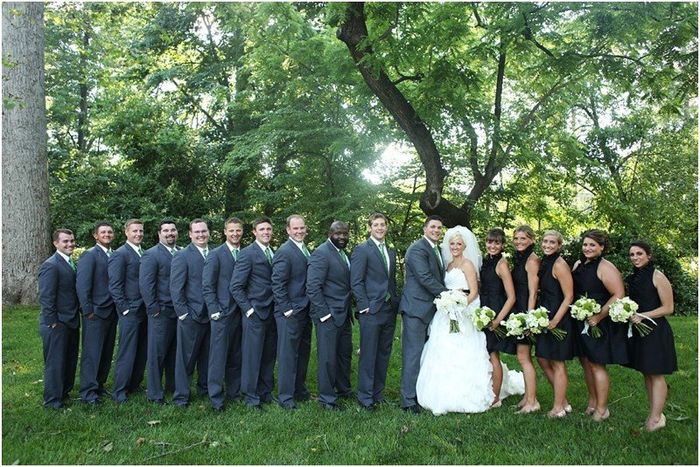 Would you rather... have no wedding party, or a 30 person wedding party? 2