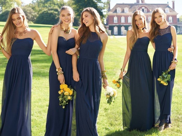 Bridesmaids Dresses: Floral or Non-Floral? 3