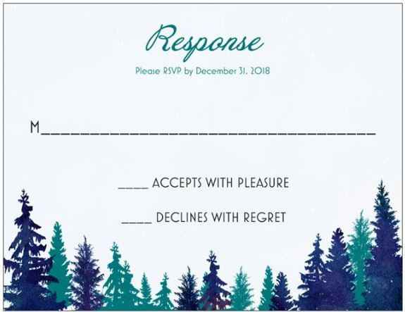 RSVP Card