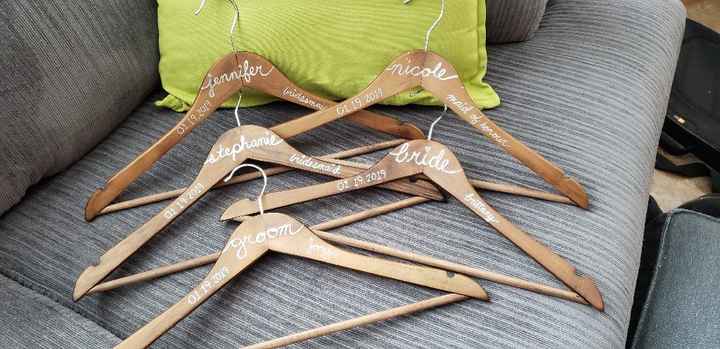 Bridal and Bridal Party Hangers - 1