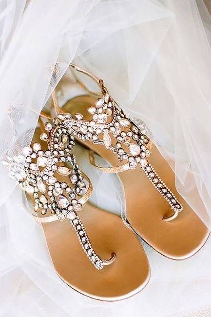 Summertime = sandal time! Who is wearing sandals on their wedding day? 4