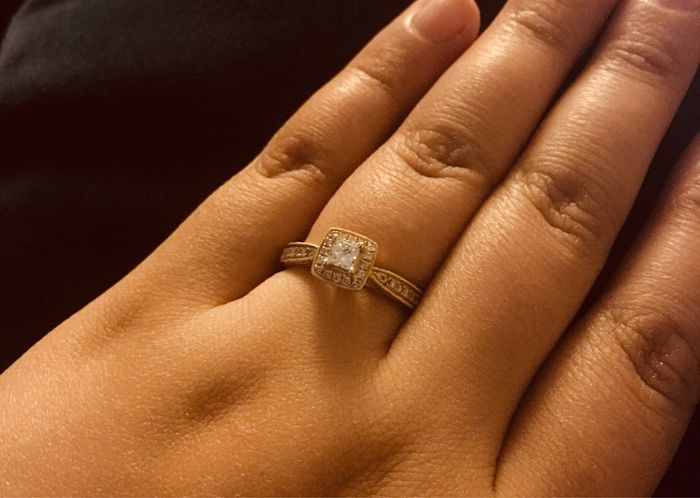 Let’s see those beautiful engagement/wedding rings! 22